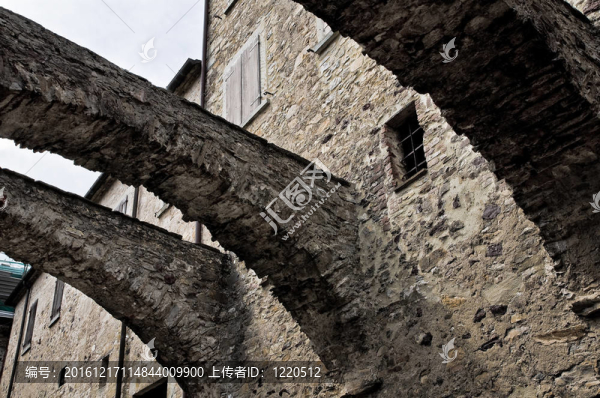 巴迪城堡。Emilia,Romagna。意大利.