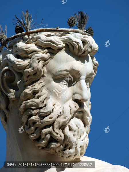 Bartolomeo,Ammannati的海神噴泉；在市政廣場；佛羅倫薩；意大利