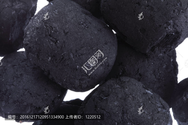 孤立煤；碳塊