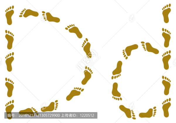 字母D；痕跡