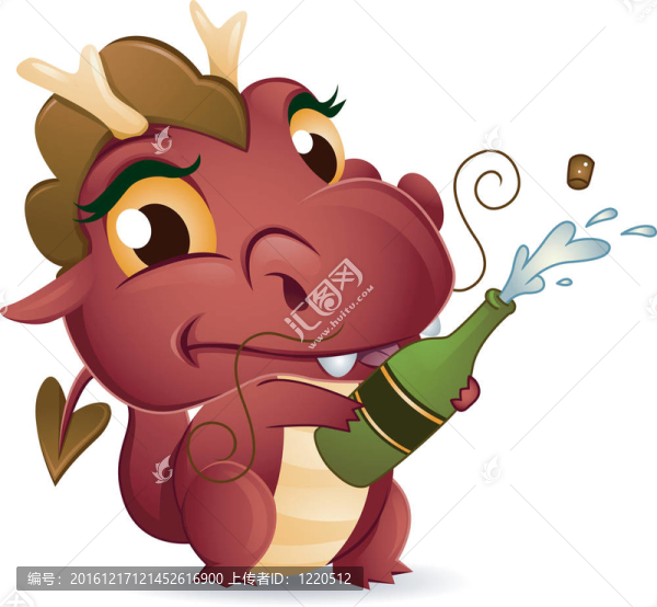 香檳的龍