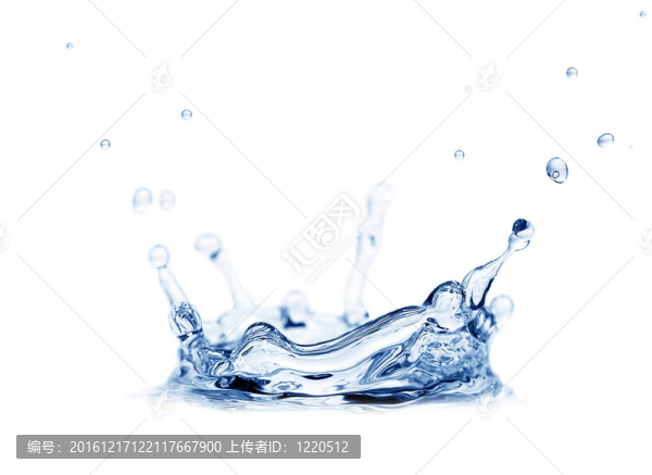 飛濺的水