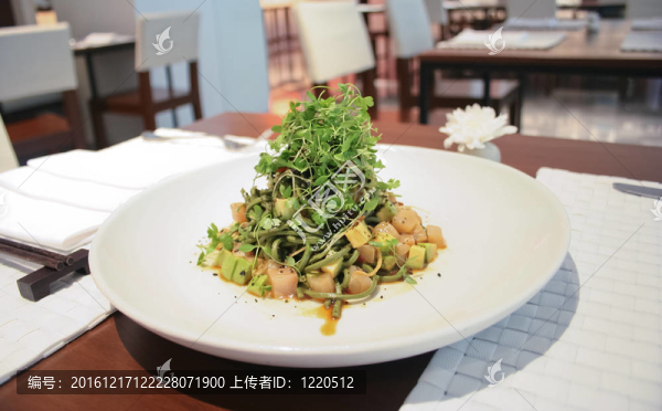 色拉綠茶面