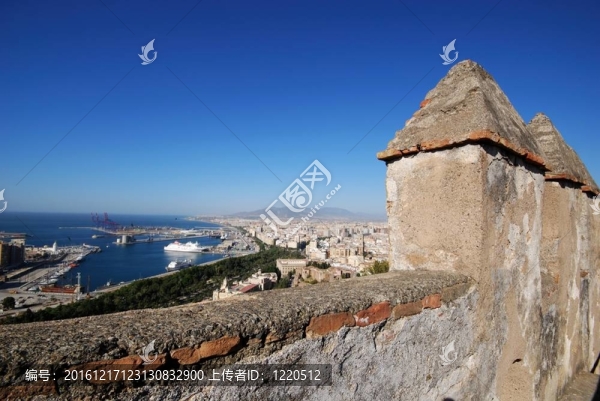 希布拉爾城堡；Malaga；西班牙。