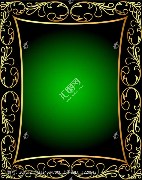綠色框架與植物黃金（EN）模式