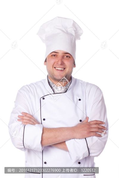 男廚師的肖像