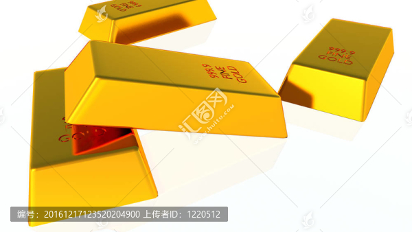 白色02上的金條