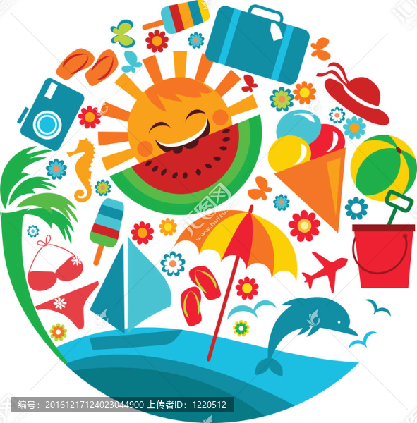 暑假；夏日偶像模板