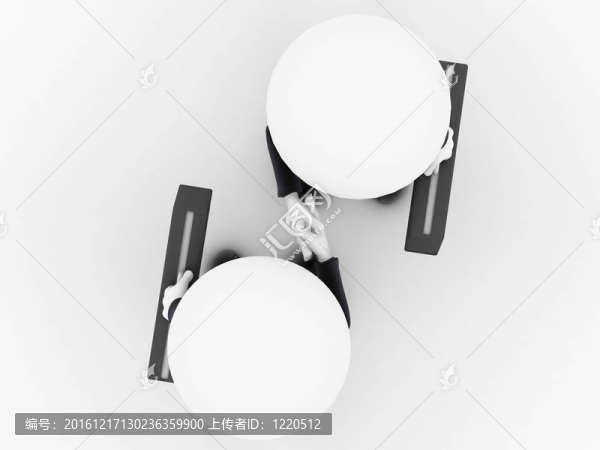 3D人握手