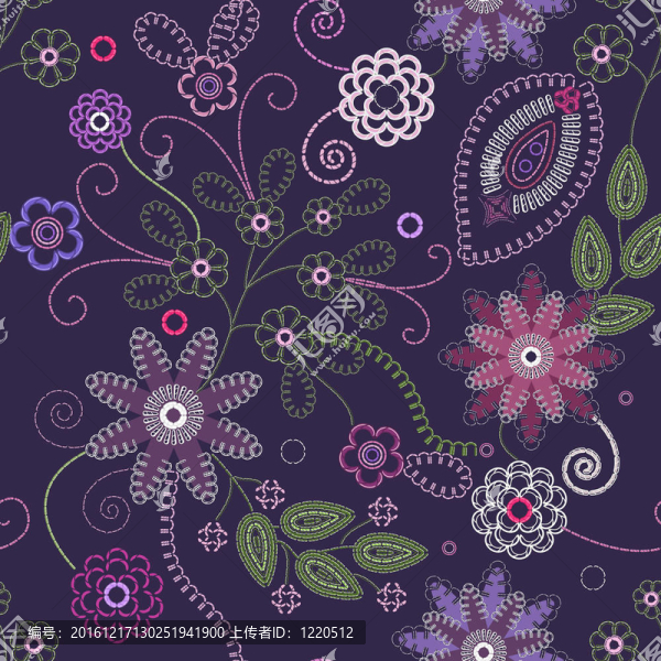 刺繡無縫