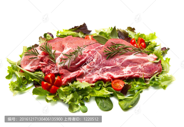 生菜肉片