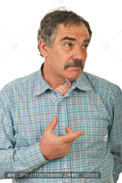 成熟的商人被混淆