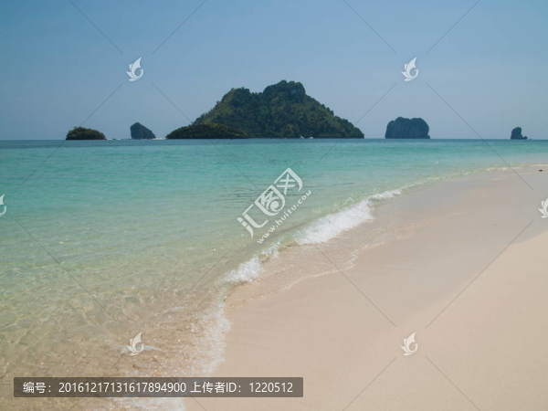 在安達曼海的海灘和島嶼