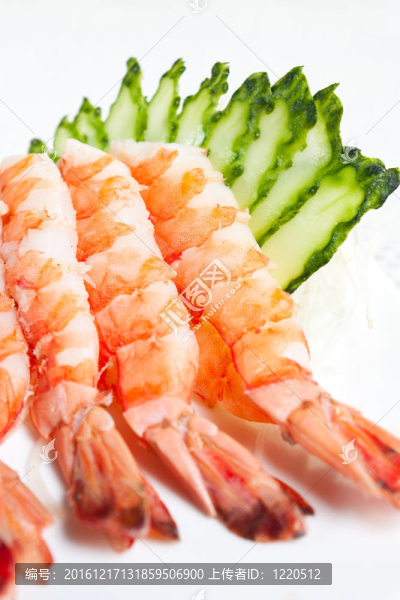 生魚片壽司虎蝦