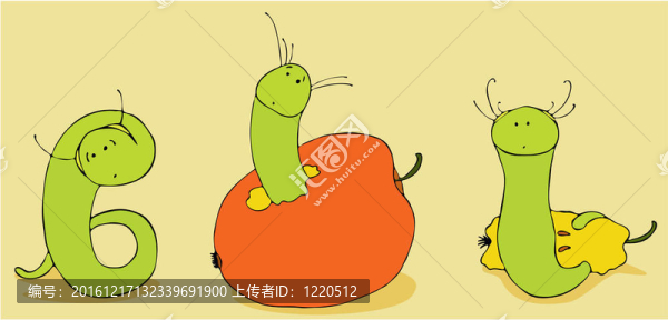 綠色的蟲子