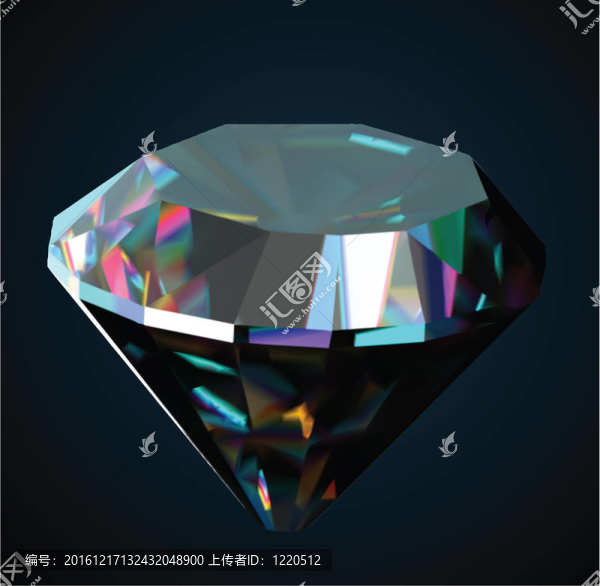 黑色背景上閃亮明亮的鉆石。