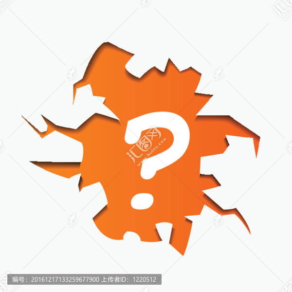 孔中問號(hào)的抽象說(shuō)明