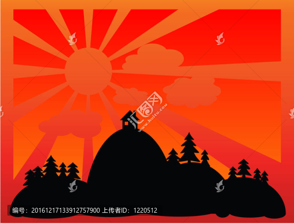 黃昏童話風景
