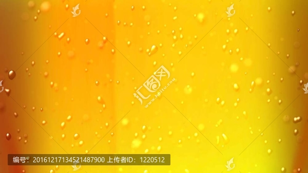 啤酒氣泡上升
