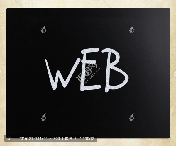 黑板上用白粉筆手寫的網(wǎng)絡(luò)