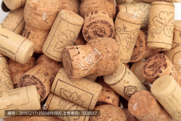 葡萄酒瓶塞的特寫照片