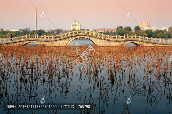 大明湖石橋風(fēng)景