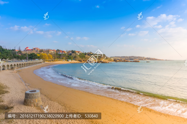 海島海洋藍(lán)天白云
