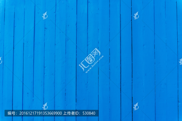 藍色木條板