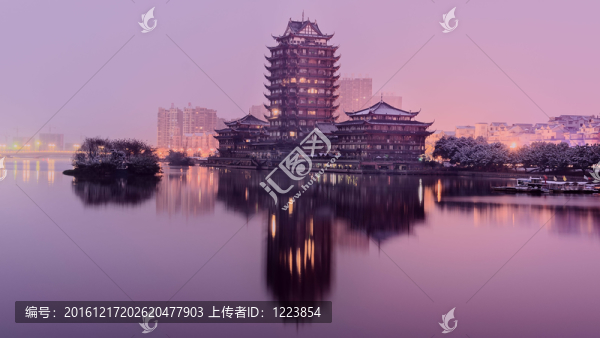 遠景樓雪景