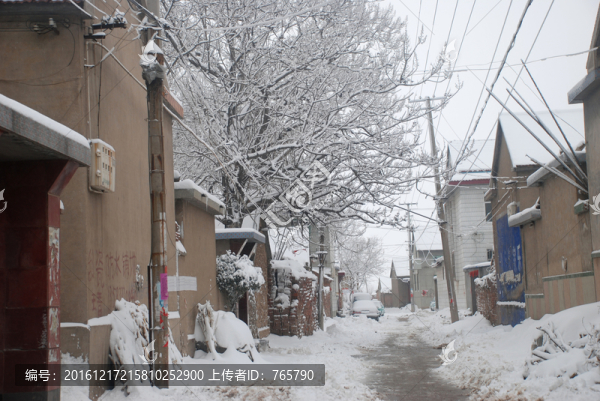 雪后的村落