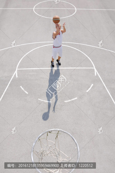 籃球運動員投籃