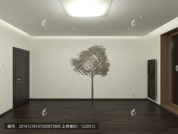 空蕩蕩的房間