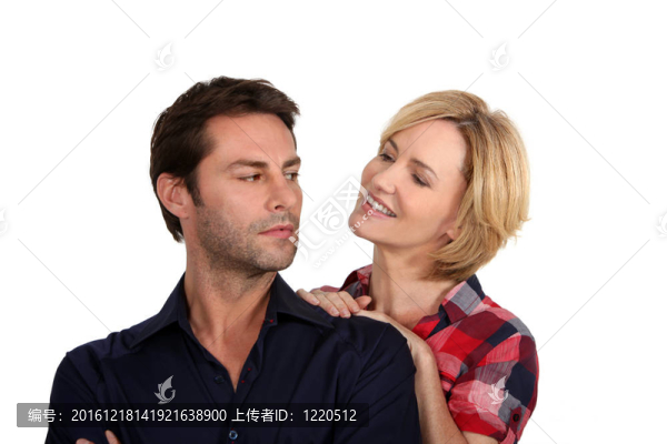試圖說服丈夫的女人