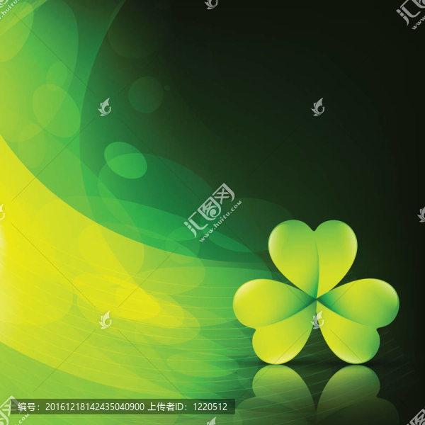 時(shí)尚的綠色葉