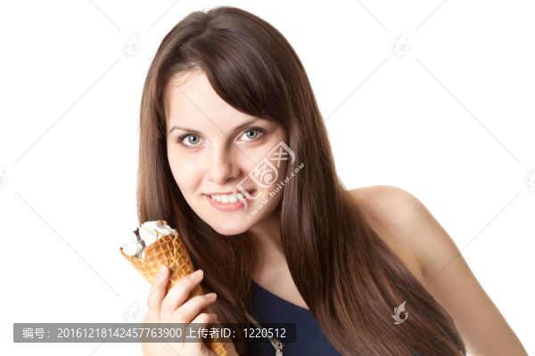 美女冰淇淋