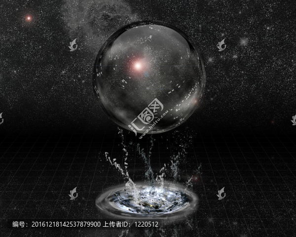 水晶球和飛濺