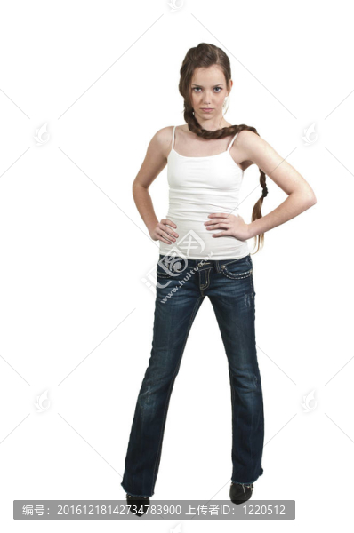 美麗的年輕女人