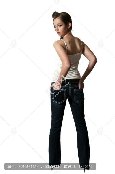 美麗的年輕女人