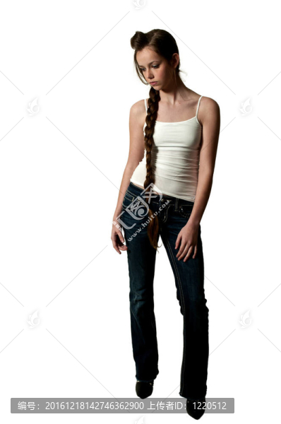 美麗的年輕女人