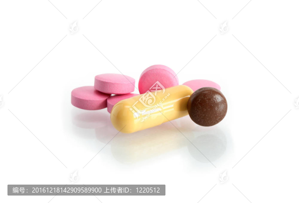 對白色藥片