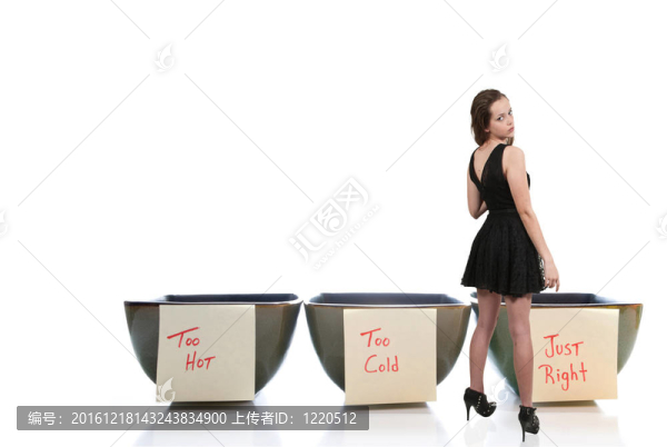 女人和粥碗