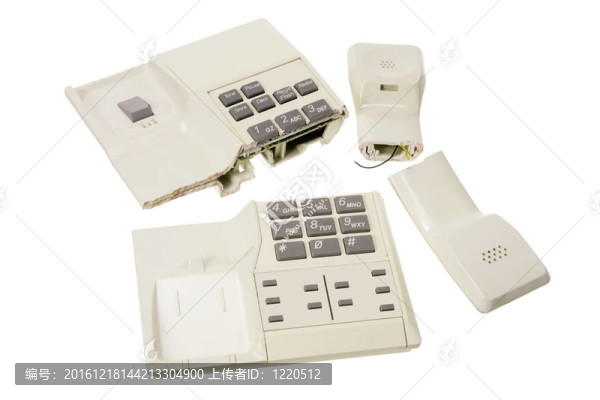 斷了電話
