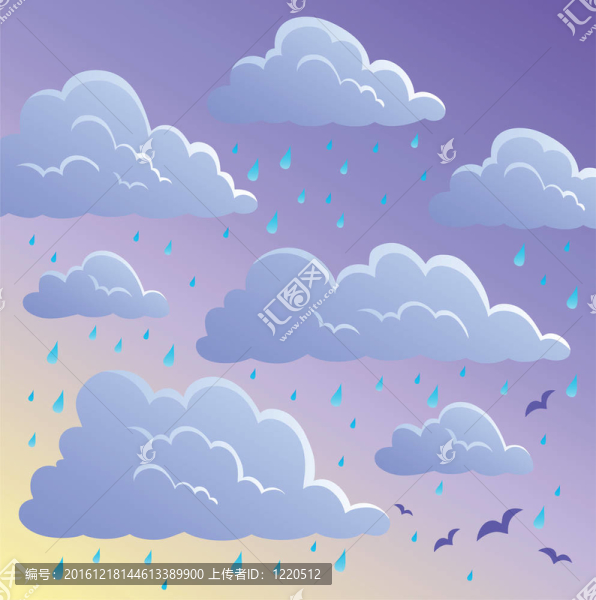 多云天空背景4