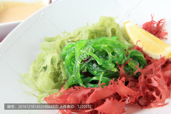 堅果醬特寫海草