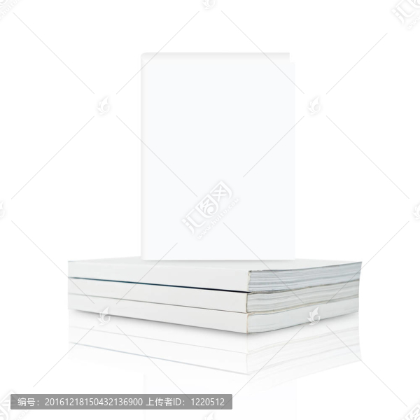 白色背景的Blank,Book