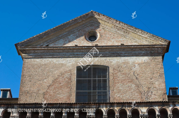 圣喬治大教堂。Ferrara。Emilia,Romagna。意大利.