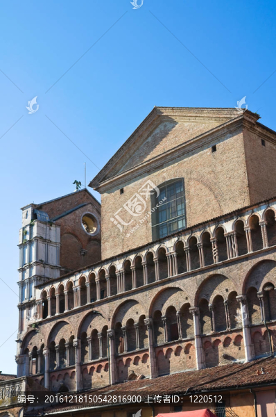 圣喬治大教堂。Ferrara。Emilia,Romagna。意大利.