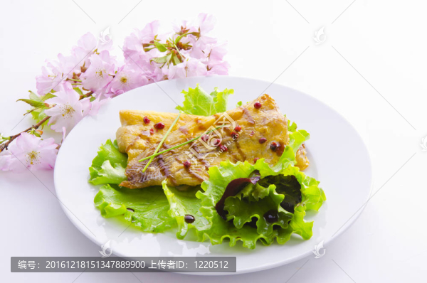 烤一條魚跟野的奶油