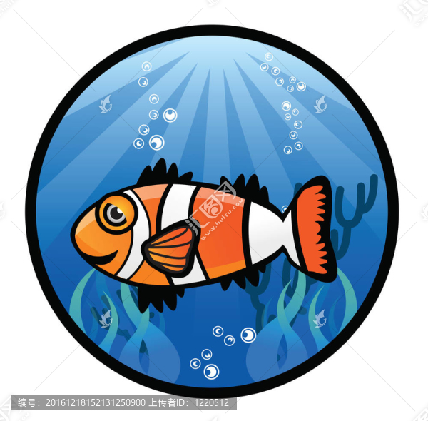 向量的小丑魚(yú)