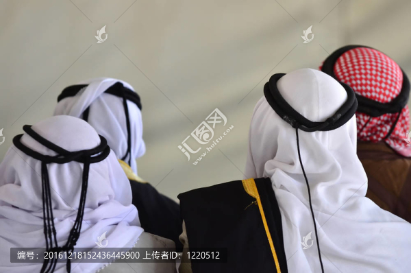 貝都因人阿拉伯男性傳統(tǒng)kufeyas